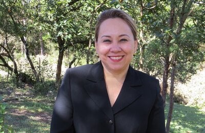 Carmen Paz, Alcaldesa de San Nicolás, Santa Bárbara