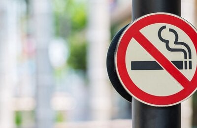 Cartel de prohibido fumar